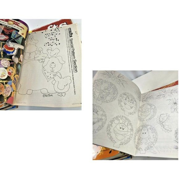 15 Vintage 1990's Crafts Magazine Lot Women's Circle Country Sampler Christmas - Picture 8 of 9